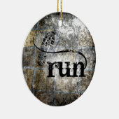 Vetroのジュエリー及びデザインによってグランジなw/Shoeを走って下さい セラミックオーナメント (右)