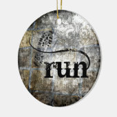 Vetroのジュエリー及びデザインによってグランジなw/Shoeを走って下さい セラミックオーナメント (左)