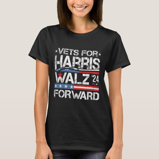 Vets For Kamala Harris Tim Wheimer退役軍人For Ha Tシャツ (正面)