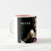 VETTE EPカバー芸術のマグ ツートーンマグカップ (正面左)