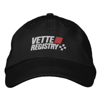 Vette Registryロゴ刺繍ダークハット 刺繍入りキャップ