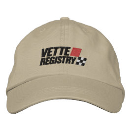 Vette Registry ロゴ刺繍ライトハット 刺繍入りキャップ