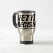 Vette Registry Logo Mug トラベルマグ (正面左)