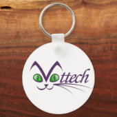Vettechキーチェーンと子猫の目 キーホルダー (正面)