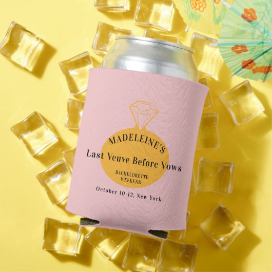 Veuve Before Vowsバチェロレッテ週末の日程 缶クーラー (インサイチュ 夏)
