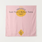 Veve Before Vowsバチェロレッテ週末の背景 タペストリー (正面)