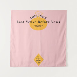 Veve Before Vowsバチェロレッテ週末の背景 タペストリー