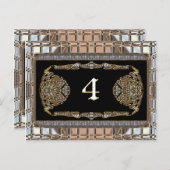 Vex Eliteテービクトリアンブル番号カード ポストカード (正面/裏面)