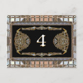 Vex Eliteテービクトリアンブル番号カード ポストカード (裏面)