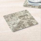 Vezelay、Cosne スクエアペーパーコースター (アングル)