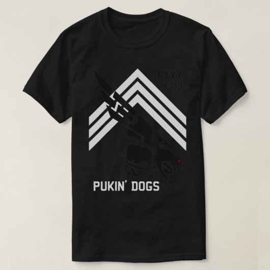 VF143 PUKIN DOGS SANS REPROACHE Tシャツ (デザイン正面)