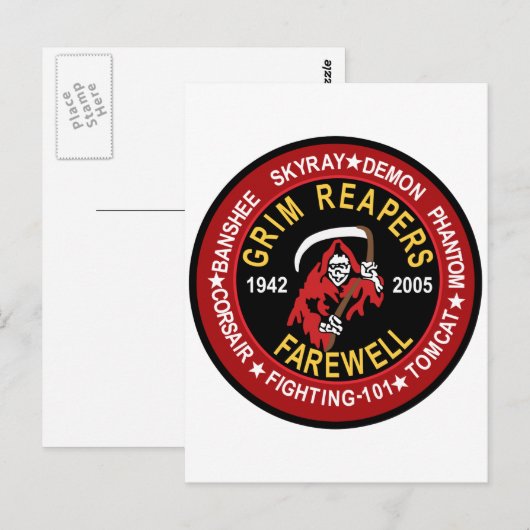 VF-101死神 ポストカード (正面/裏面)