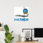 VF-124 Gunfighters Print ポスター (ホームオフィス)
