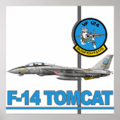 VF-124 Gunfighters Print ポスター (正面)