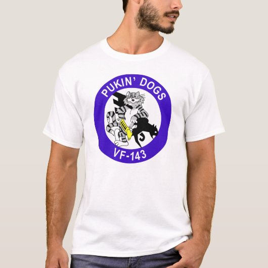 VF-143 Pukin犬 Tシャツ (正面)