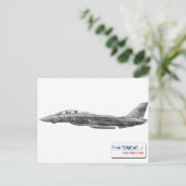 VF-1 Wolfpack F-14 Tomcat ポストカード (スタンド正面)