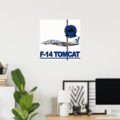 VF-213 Blacklions Print ポスター (ホームオフィス)