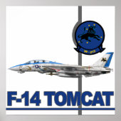 VF-213 Blacklions Print ポスター (正面)