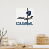 VF-32 Swordsmen Print ポスター (キッチン)