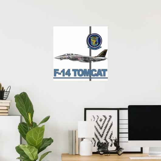 VF-32 Swordsmen Print ポスター (ホームオフィス)