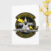 VF-33スターファイターズF-14トムキャット VF-33ターシアーズ カード (黄色い花)