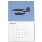 VFA-122 "飛行イーグルス"のF/A-18によってすごいスズメバチ カレンダー (3月 2027)