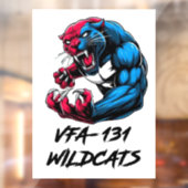 VFA-131ウィンドウデカールとウィンドウのクリック ウィンドウサイン (シート2)