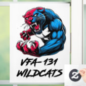 VFA-131ウィンドウデカールとウィンドウのクリック ウィンドウサイン (ホーム)