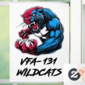VFA-131ウィンドウデカールとウィンドウのクリック ウィンドウサイン (ホーム)