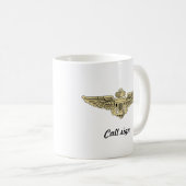 VFA-14カスタムなビールステインw/callの印 コーヒーマグカップ (正面右)