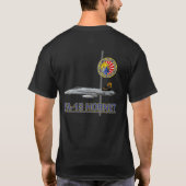 VFA-192 GOLDENDRAGONSの艦隊パッチ Tシャツ (裏面)