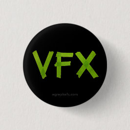 VFXの緑 缶バッジ