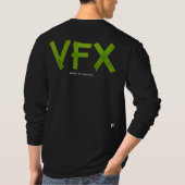 VFXクルー(不可能な建物) – 緑/暗 Tシャツ (裏面)