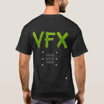VFX Crew Shirt -カスタム会社ブランド-緑/濃