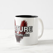 VGSのロゴのマグ ツートーンマグカップ (正面右)