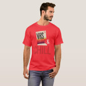 VHSでまったりオールドスクール Tシャツ (正面フル)