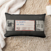 VHSのビデオレトロのカスタマイズ可能 ランバークッション (ブランケット)