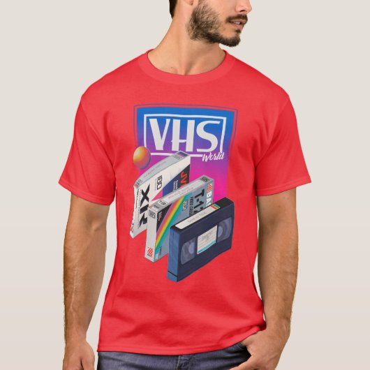 VHSの世界 Tシャツ (正面)