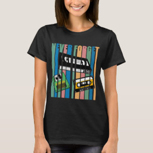 VHSカセクールッ忘れトディスケットのビデオを使用しない Tシャツ
