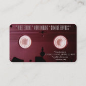 VHSカセットビデオテープカバー 名刺 (裏面)