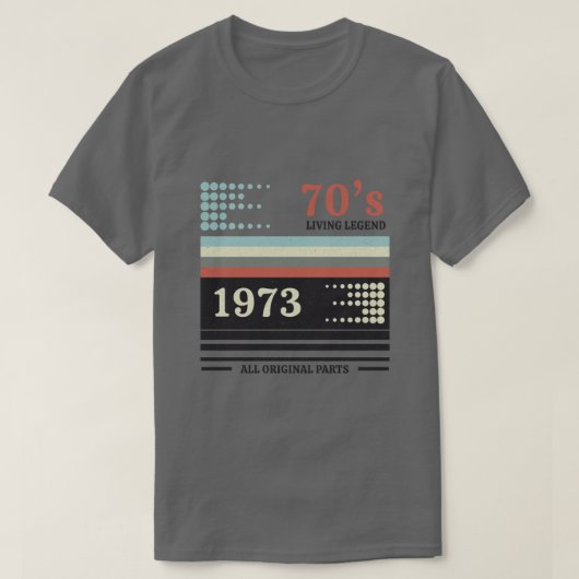 Vhsカッセテヴィンテージ限定版1973 Tシャツ (デザイン正面)