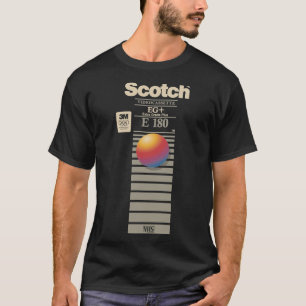 VHSスコッチE180クラシックTシャツ Tシャツ