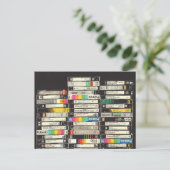 VHSテープのはがき ポストカード (スタンド正面)