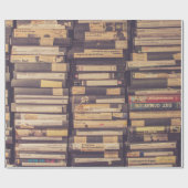 VHSテープロット ラッピングペーパー (フラット)