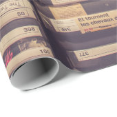 VHSテープロット ラッピングペーパー (ロールコーナー)