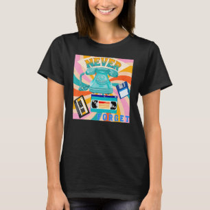 VHSテー忘れプまたは古い電話のカセットなし Tシャツ