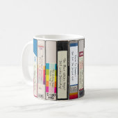 VHSハロウィーンホラーパロディ編集可能ムービーのタイトル コーヒーマグカップ (正面左)