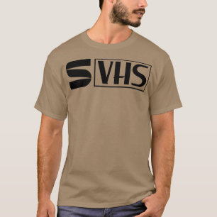 VHSメディすごいアフォーマットのロゴ Tシャツ