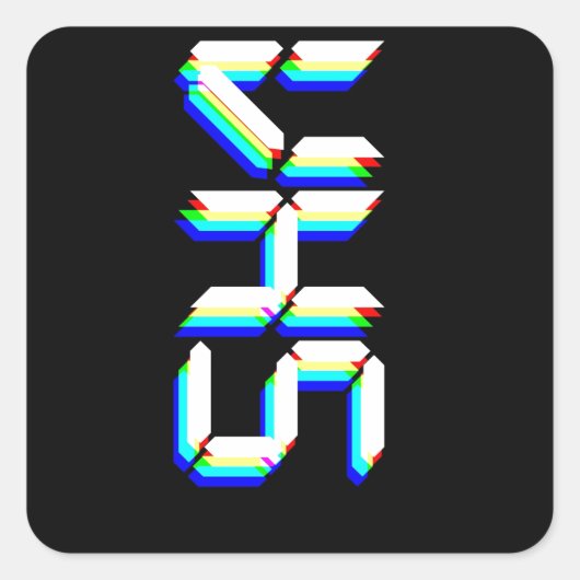 VHS スクエアシール (正面)