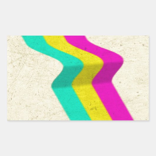 VHS 長方形シール (正面)